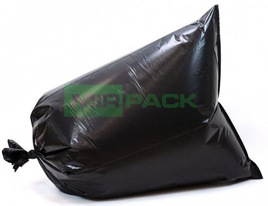 Мешки для строительного мусора 200л. 100 мкм, 10 шт. 80x120 см, черные - Вид 3