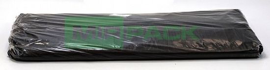 Мешки для мусора 180 л, 90 мкм, ПВД, в пачках 50 шт. черные, 2х слойные - Вид 5